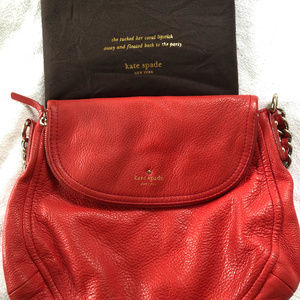 Kate Spade Coral Leather Handbag